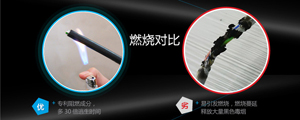 電纜燃燒對(duì)比