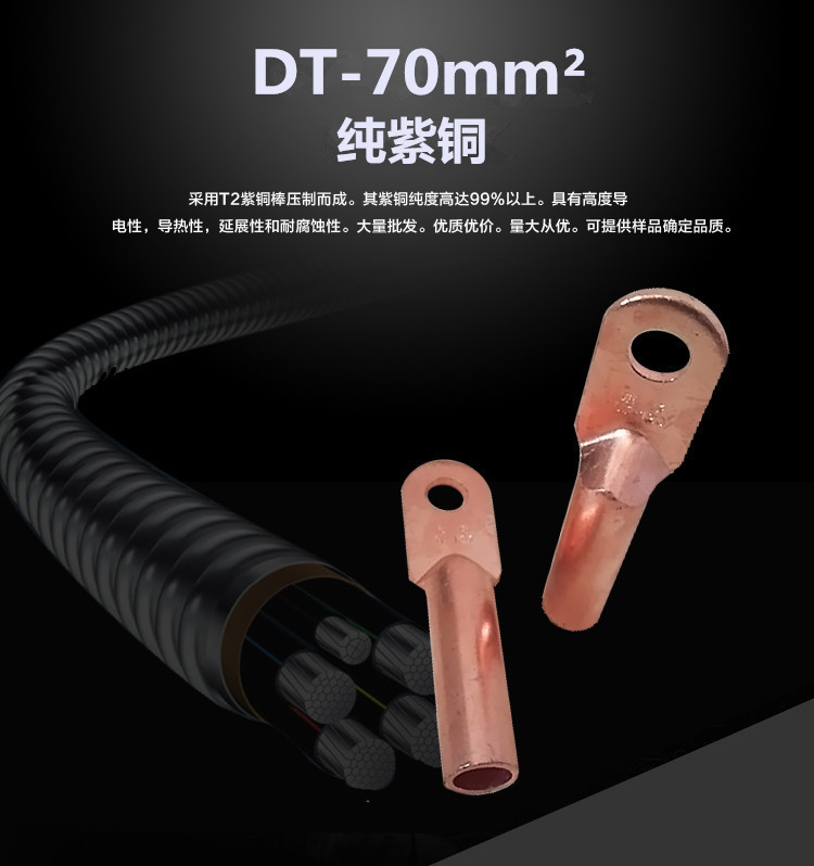 DT-70mm2平方銅鼻子