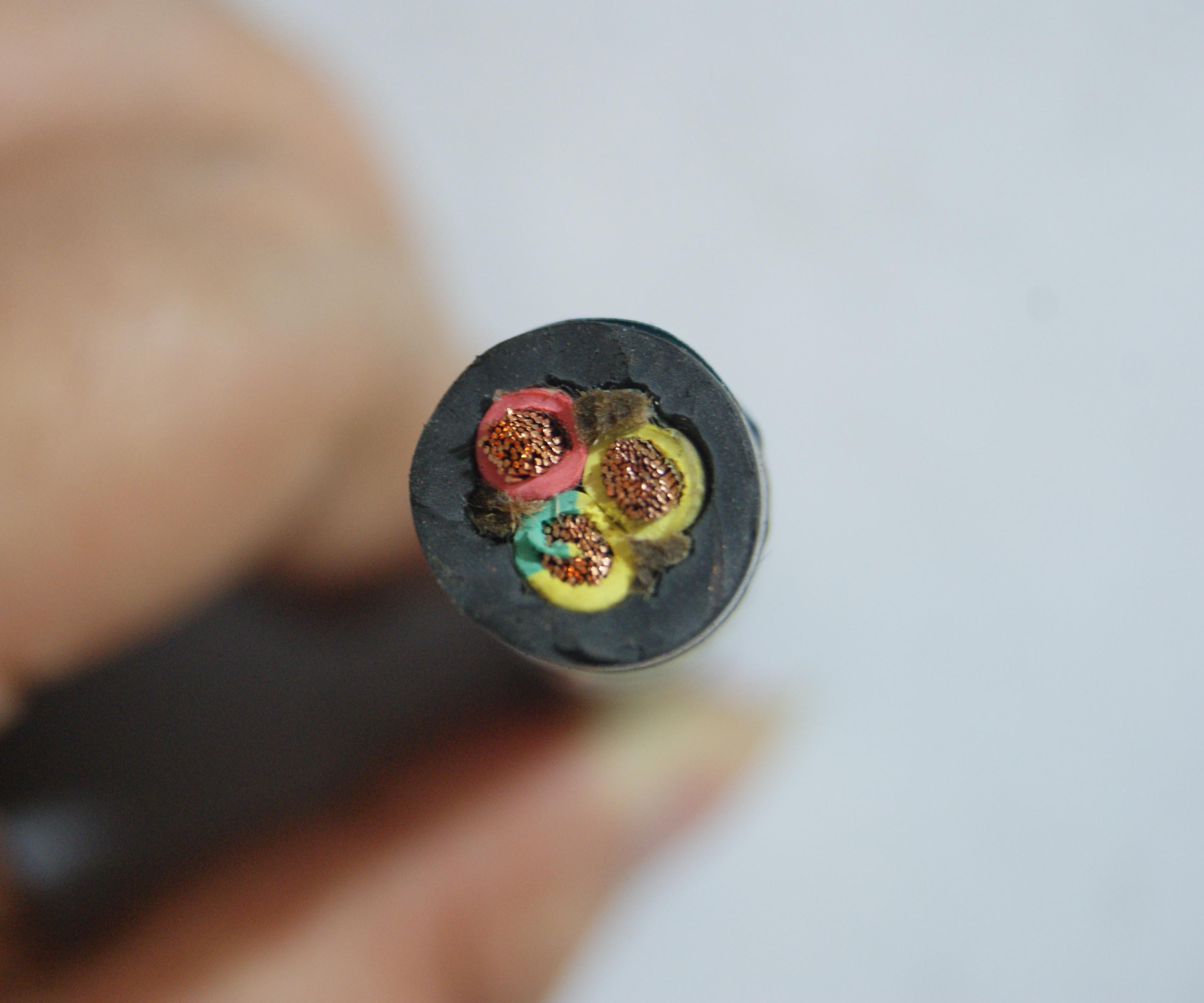 YZ 3×6平方 國(guó)標(biāo)橡膠電纜 橡套電纜